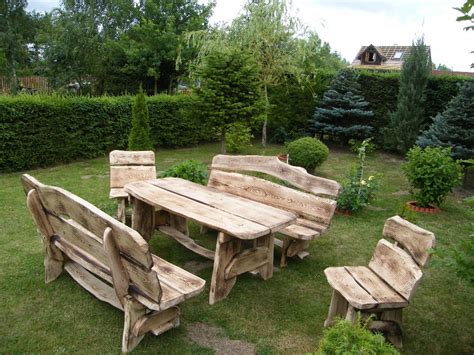 garden furniture wooden oak