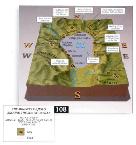 Bible Maps New Testament I Holy Land Map Time Jesus | Yale Bible Study