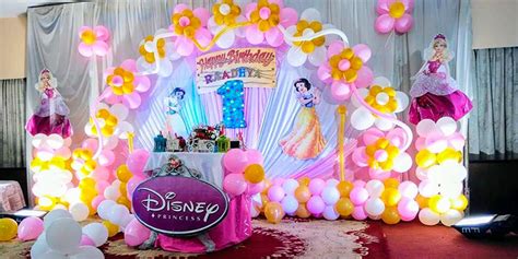 Disney Princess Birthday Party Decoration | Balloon Decoration in Delhi ...