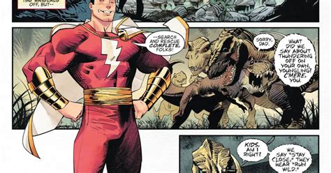 Shazam #1 Preview: Shazam Goes Prehistoric