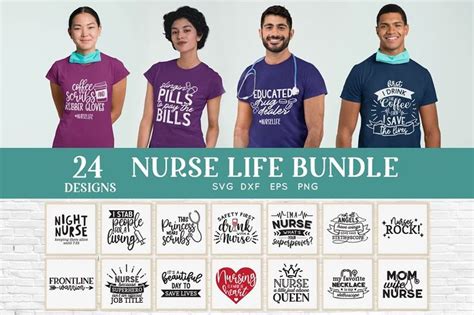 Nurse Life SVG Bundle | Nursing shirts, Nurse life, Nurse