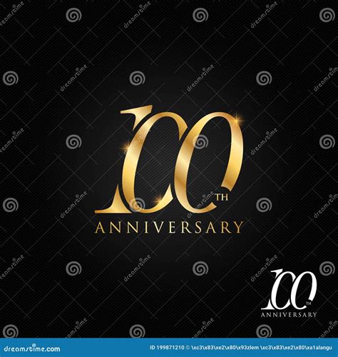 100 Years Anniversary Logo, Icon and Symbol Vector Illustration Stock ...