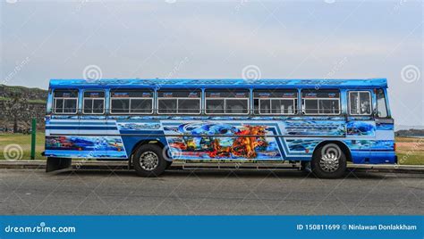 Local Bus in Galle, Sri Lanka Editorial Stock Image - Image of road ...