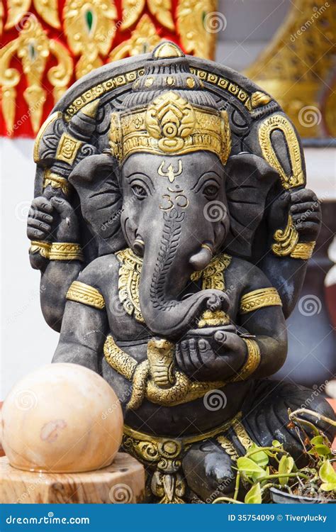 Lord Ganesha stock image. Image of deity, ganesha, elephant - 35754099