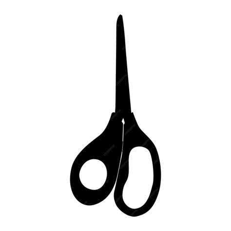 Premium Vector | Scissors in silhouette