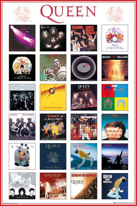 Queen - Album Covers - Athena Posters