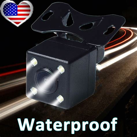 HD Waterproof 170° Car Reverse Backup Night Vision Camera Rear View ...