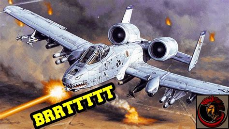 A 10 Warthog Cannon Flames