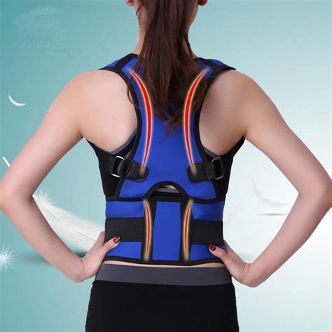 Breathable Posture Back Brace Lumbar Support Belt Spinal Brace Vest ...