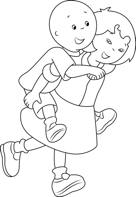 Caillou Coloring Pages - Free Printable Coloring Pages for Kids