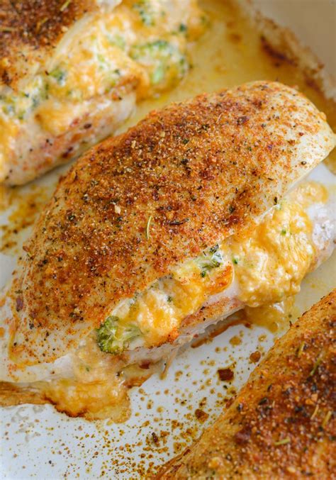 Broccoli and Cheese Stuffed Chicken Breasts - The Best Keto Recipes