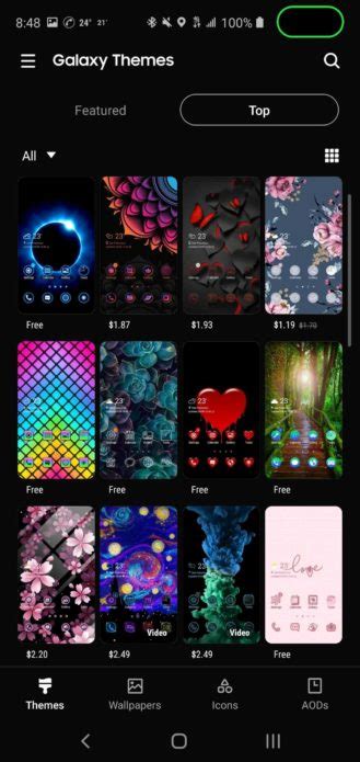 Samsung Galaxy Themes gets dark mode with v5.1 (APK Download)