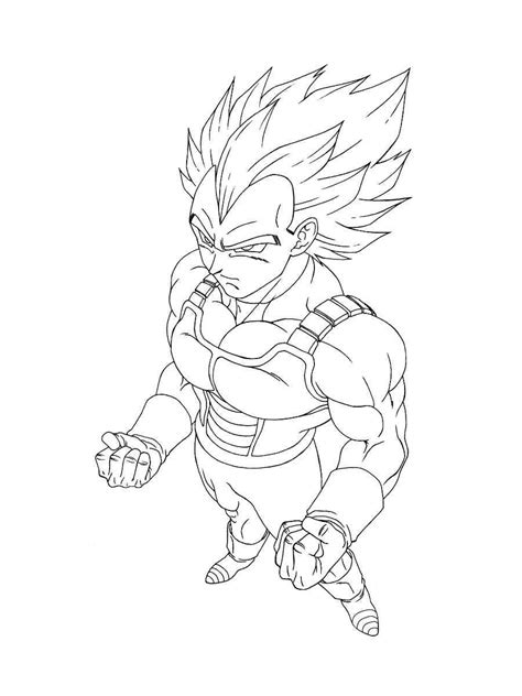 Vegeta coloring pages