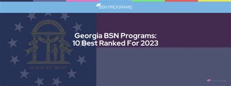 10 Best Nursing Schools In Georgia