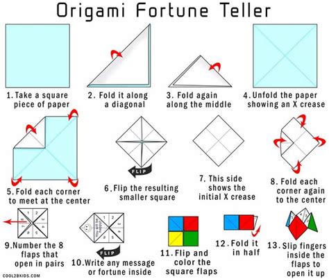 What To Put In A Fortune Teller Origami - Origami