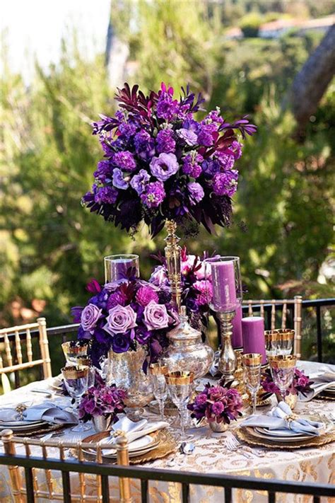 35 Dark Purple Wedding Color Ideas for Fall/Winter Weddings | Deer ...