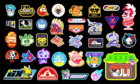 Pokémon themed stickers :: Behance