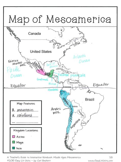 Geography of Mesoamerica - Literacy