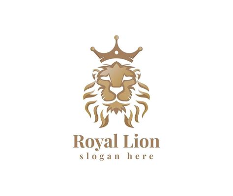 Royal Lion logo design sign 23514934 Vector Art at Vecteezy