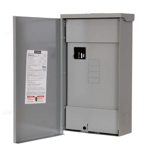 Siemens EQ 200-Amp 4-Spaces 4-Circuit Outdoor Main Breaker Load Center ...