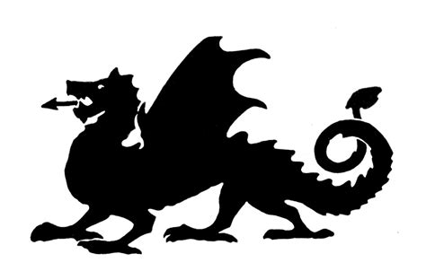 Dragon shadow clipart - Clipground