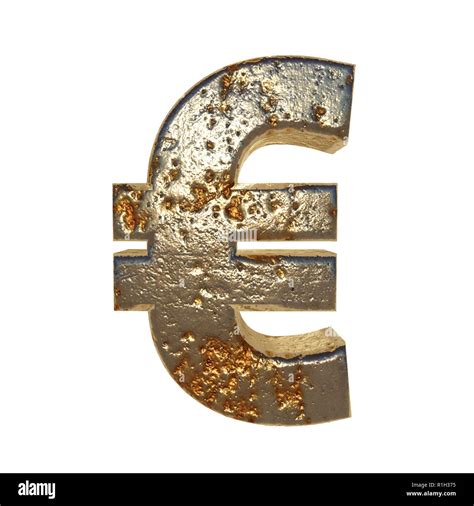 Rusted metal symbol . 3D rendering Stock Photo - Alamy