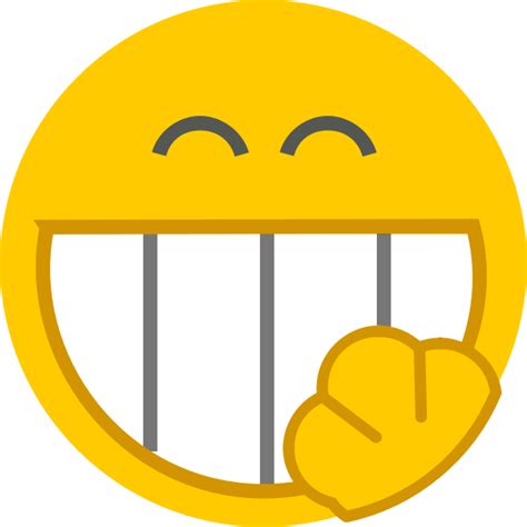 Giggle emoji | Free SVG