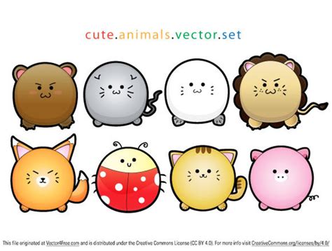 Cute Animals Vector