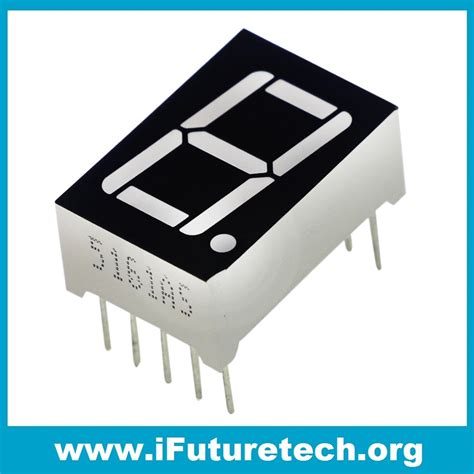 7-SEGMENT DISPLAY – COMMON CATHODE (LT543) | | iFuture Technology