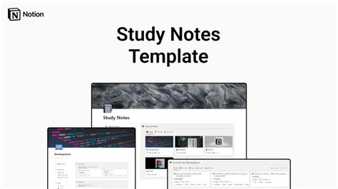 Study Notes Notion Template