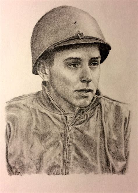 Soldier Drawing Face Realistic