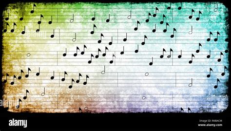 Music Notes Background Stock Photo - Alamy