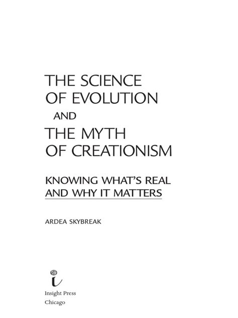 The Science of Evolution | PDF | Creationism | Abiogenesis