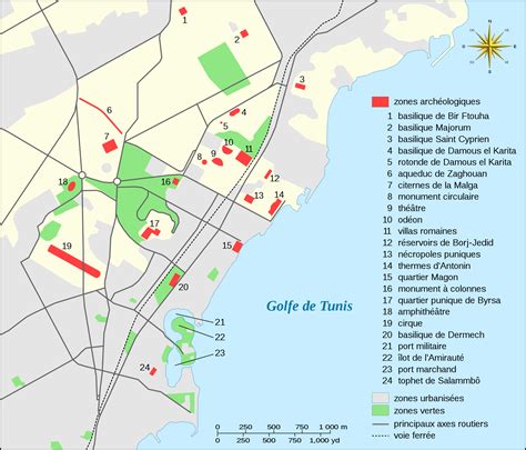 Ancient Carthage Map