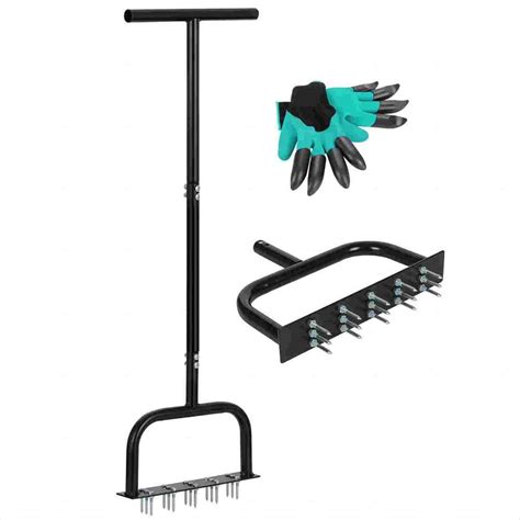 Cisvio Lawn Aerator Tool Manual Metal Spike Grass Aeration with ...