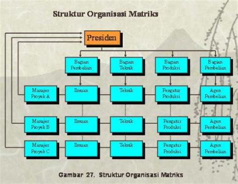 Detail Contoh Struktur Organisasi Matriks Koleksi Nomer 12