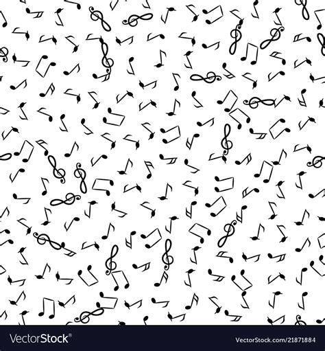 Music notes background Royalty Free Vector Image