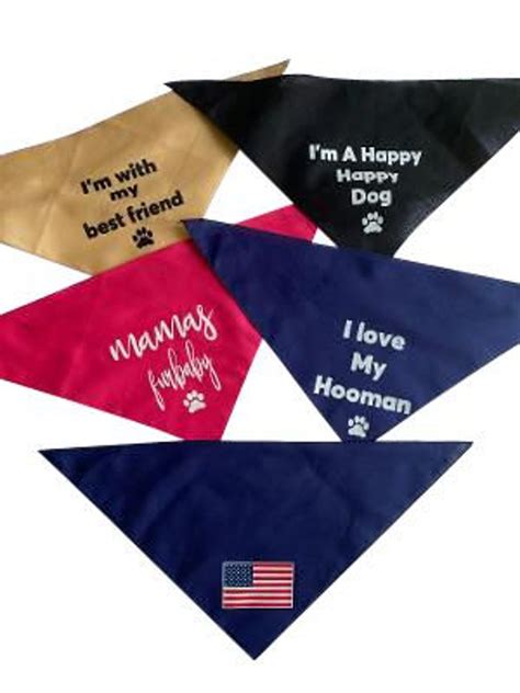 Dog Bandanas With Cute Sayings - Etsy UK