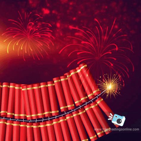 Diwali Fireworks Animated Gif