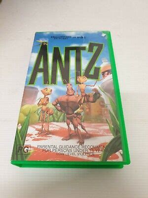 ANTZ DREAMWORKS MOVIE Film Retro VHS Video Cassette Collectable Rare ...