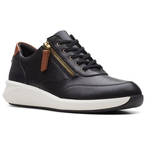 Clarks Un Rio Zip Womens Wide Fit Trainers - Women from Charles Clinkard UK