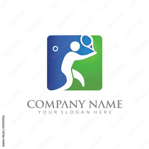 tennis club logo Labels Templates and Design Elements Stock Vector ...