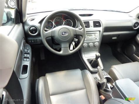 Anthracite Black Interior 2007 Subaru Impreza WRX Wagon Photo #69845983 ...