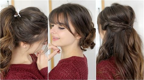 Easy Hairstyles For Hair With Bangs - Hairstyle Guides