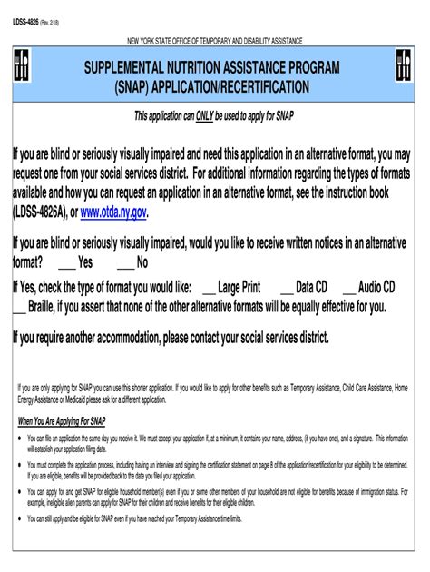 2018-2024 Form NY LDSS-4826 Fill Online, Printable, Fillable, Blank ...