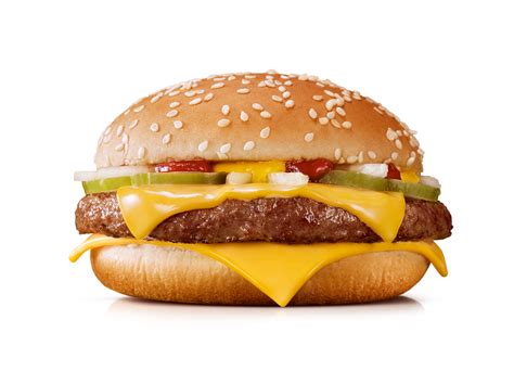 McDonald's Quarter Pounder Cheeseburger Hamburger Restaurant ...