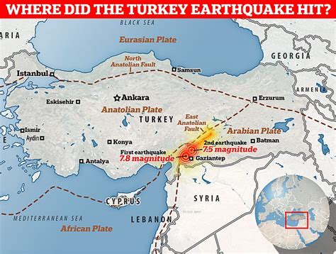 Turkey earthquake map: Where in Syria and Turkey did the quake hit ...