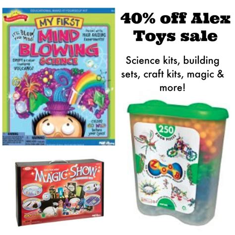 Alex Toys 40% off sale!