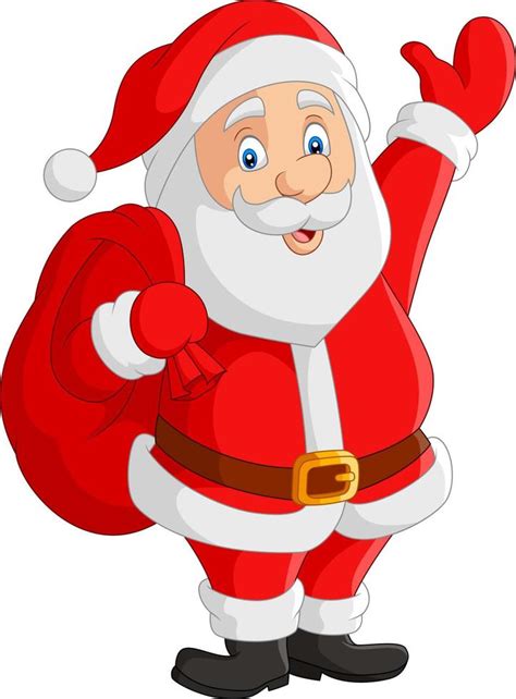 Santa Claus Cartoon Vector Art, Icons, and Graphics for Free Download