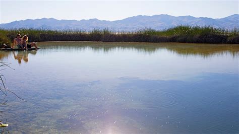 Visit the Black Rock Hot Springs in Black Rock Point